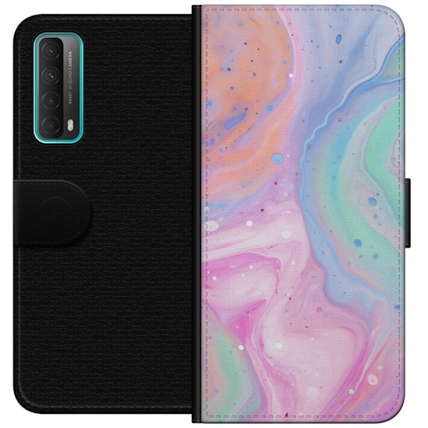 Huawei P smart 2021 Plånboksfodral Pastellmarmor