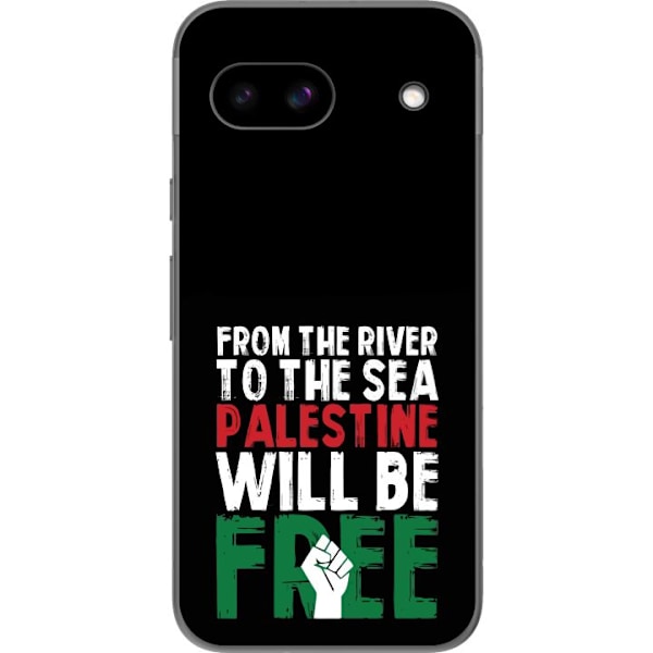 Google Pixel 8a Läpinäkyvä kuori Vapauta Palestiina