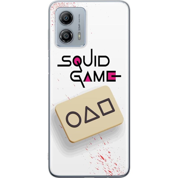 Motorola Moto G53 Gennemsigtig cover Squid Game