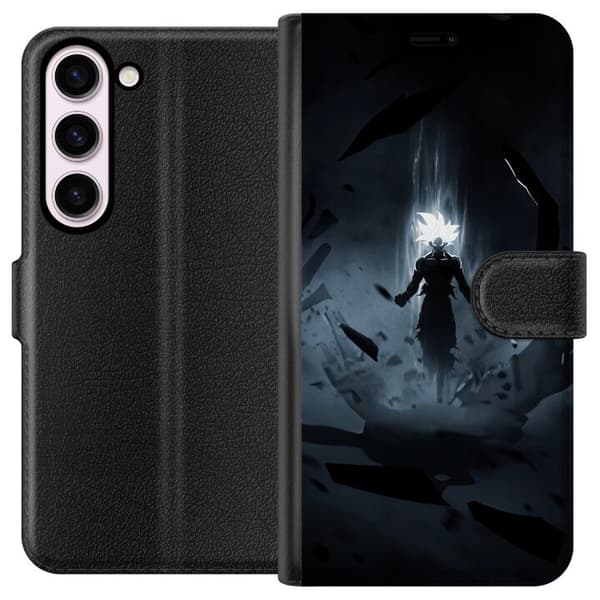 Kompatibelt Plånboksfodral till Samsung Galaxy S23 Shadow Warrior svart