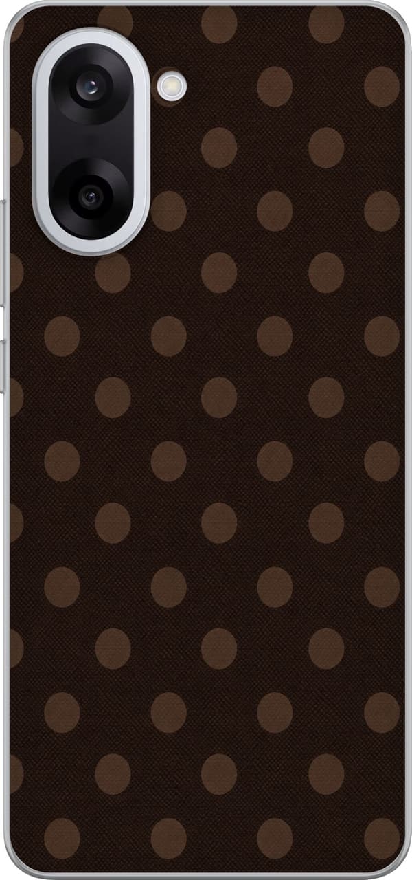 Kompatibelt Mobilskal till OnePlus Nord CE5 Mocha Dots brun