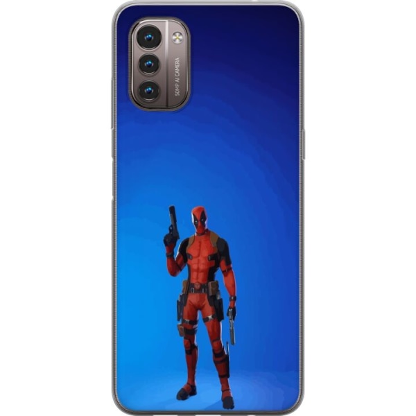 Nokia G21 Läpinäkyvä kuori Fortnite - Spider-Man