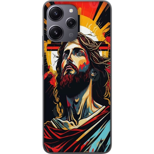 Xiaomi Redmi 12 Läpinäkyvä kuori Jeesus ja Kortti - uskonno