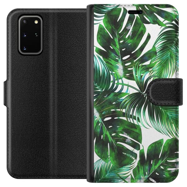 Yhteensopiva Lompakkokotelo Samsung Galaxy S20+ Lehti