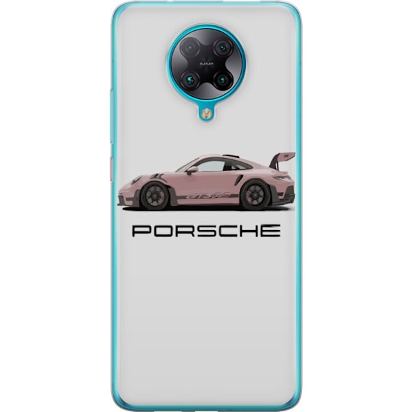 Xiaomi Poco F2 Pro Gjennomsiktig deksel Porsche 911 Pink