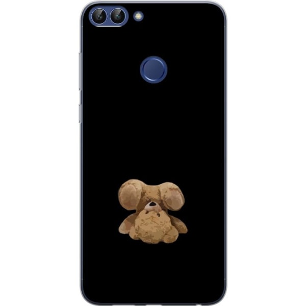 Huawei P smart Läpinäkyvä kuori Ylösalaisin oleva karhu