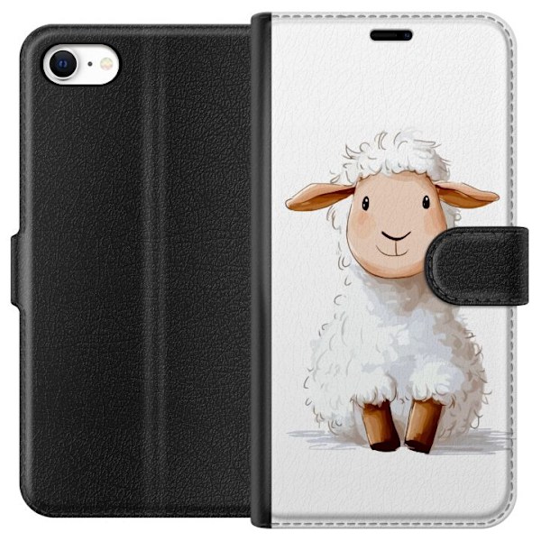 Apple iPhone 6 Lompakkokotelo Suloinen Lammas - lasten ja vauv