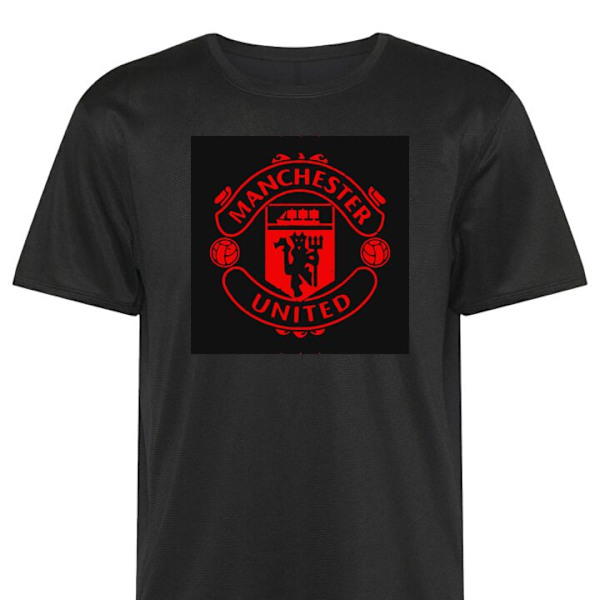 Treeni T-paita | Urheilu T-paita Aikuisille ManchesterUnited musta 3X-Large