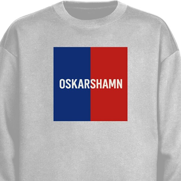 Sweatshirt for Barn | Myk og Klassisk Collegegenser Oskarshamn – Hockey grå one size