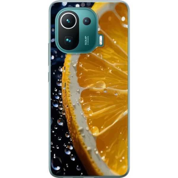 Xiaomi Mi 11 Pro Gennemsigtig cover Appelsin