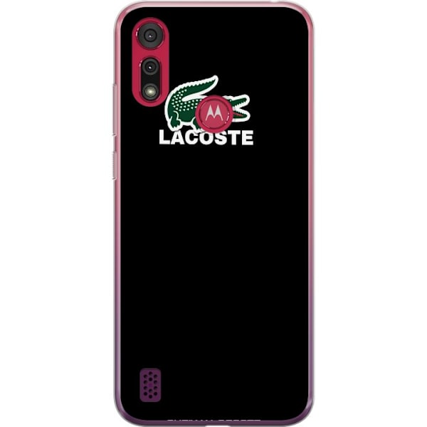 Motorola Moto E6s (2020) Gennemsigtig cover Lacoste