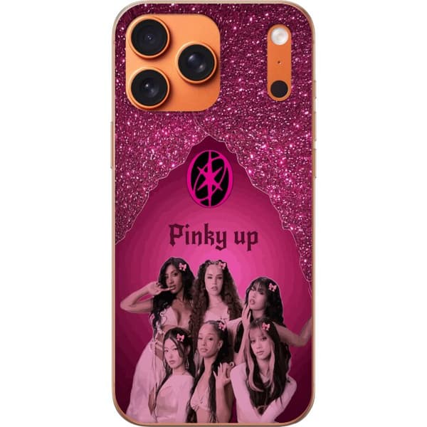 Kompatibelt Mobildeksel til Apple iPhone 17 Pro Max KATSEYE Pinky Up rosa