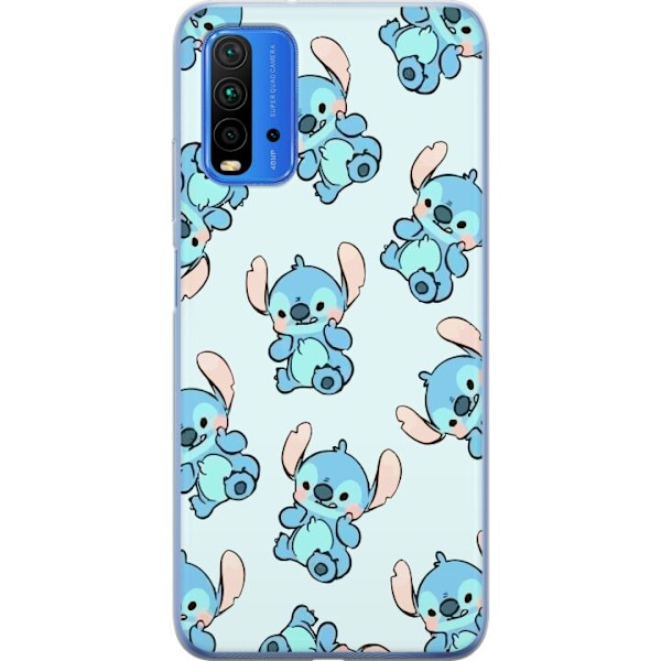 Xiaomi Redmi 9T Genomskinligt Skal Stitch mönster