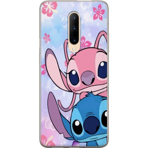 OnePlus 7 Pro Läpinäkyvä kuori Stitch & Angel