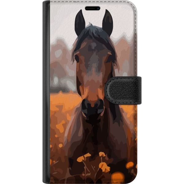 Yhteensopiva Lompakkokotelo Apple iPhone 13 mini Syksyn Hevonen