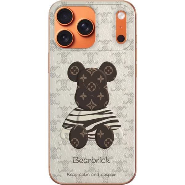 Kompatibel Mobilcover til Apple iPhone 17 Pro Max Bearbrick Design Legetøjsfigur Samlerobjekt