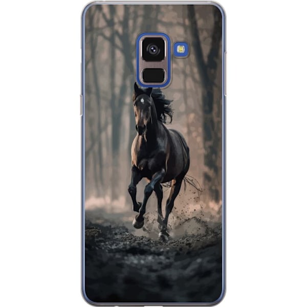 Samsung Galaxy A8 (2018) Genomskinligt Skal Running horse