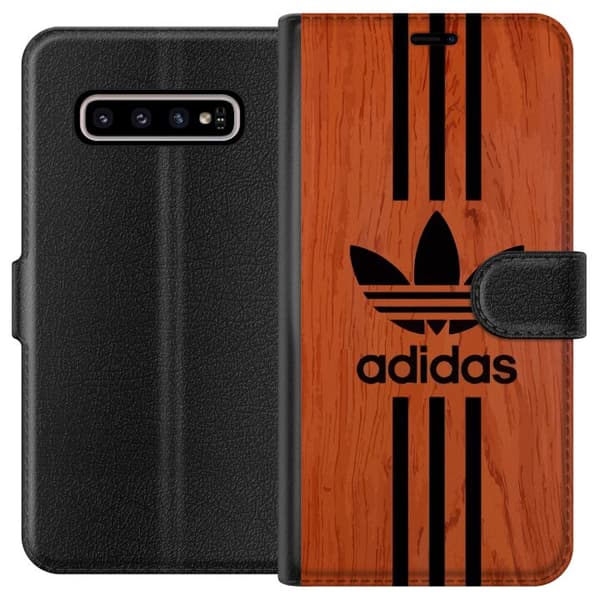 Kompatibelt Lommeboketui til Samsung Galaxy S10+ Adidas