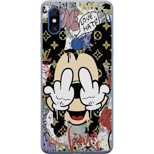 Xiaomi Mi Mix 3 Gennemsigtig cover Mickey Mouse