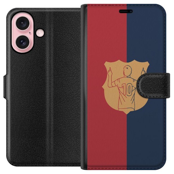 Apple iPhone 16 Tegnebogsetui FC Barcelona