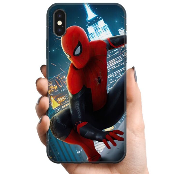 Apple iPhone X TPU Mobildeksel Spiderman