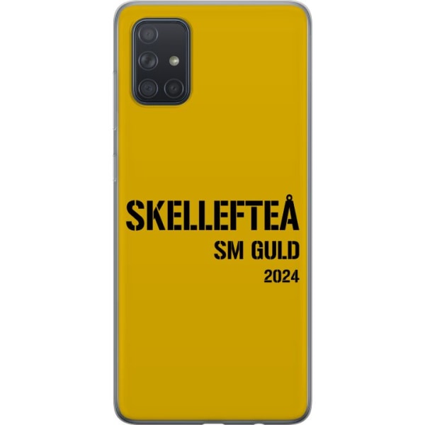 Samsung Galaxy A71 Gennemsigtig cover Skellefteå SM GULD