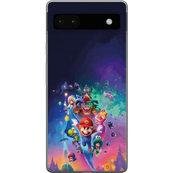 Kompatibelt Mobildeksel til Google Pixel 6a GSuper Mario flerfarget