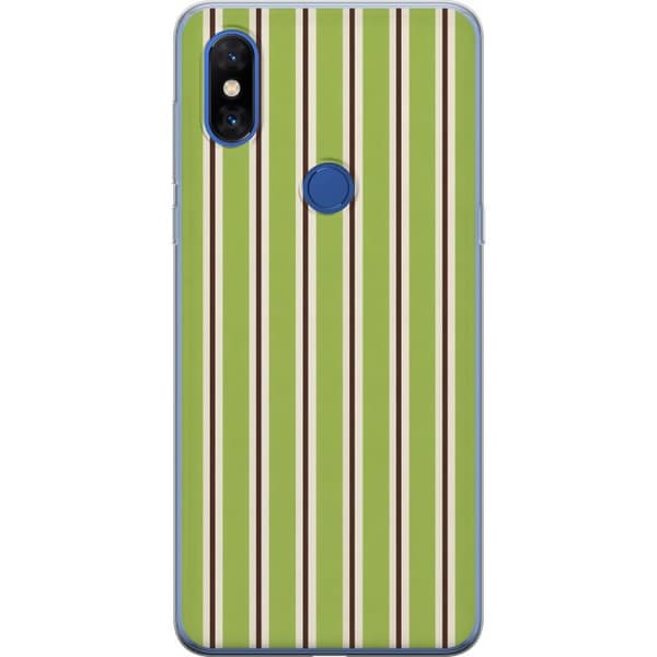 Kompatibelt Mobildeksel til Xiaomi Mi Mix 3 Matcha Stripe grønn