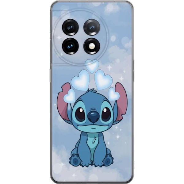 OnePlus 11R Läpinäkyvä kuori Stitch Hyppäävä Ilo - Hauska Suunnittelu Lahjalle