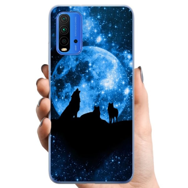 Xiaomi Redmi 9T TPU Matkapuhelimen kuori Susi