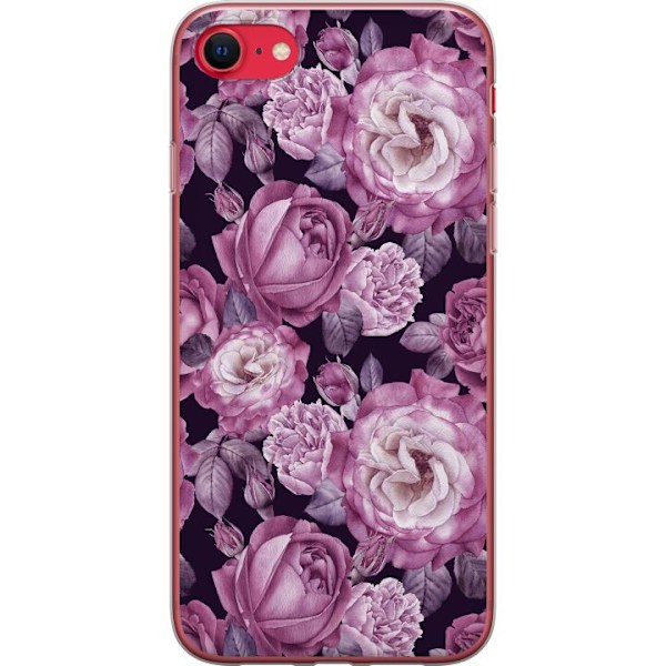 Apple iPhone 16e Gennemsigtig cover Blomster