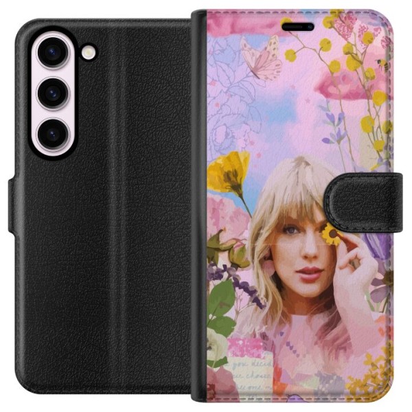 Samsung Galaxy S23 Plånboksfodral Taylor Swift - Blomma