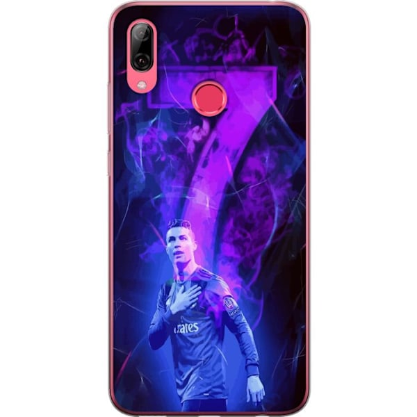 Huawei Y7 (2019) Genomskinligt Skal Ronaldo 7