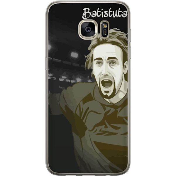 Samsung Galaxy S7 edge Gennemsigtig cover Gabriel Batistuta