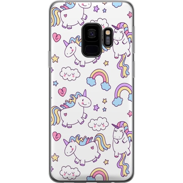 Samsung Galaxy S9 Gennemsigtig cover Unicorn Mønster
