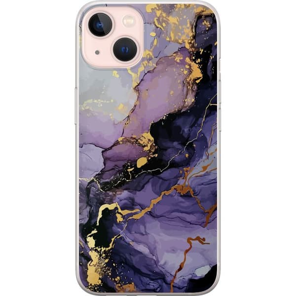 Kompatibel Mobilcover til Apple iPhone 13 Lilla Marmor