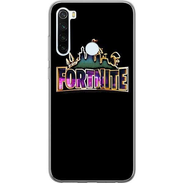 Xiaomi Redmi Note 8 Gjennomsiktig deksel Fortnite