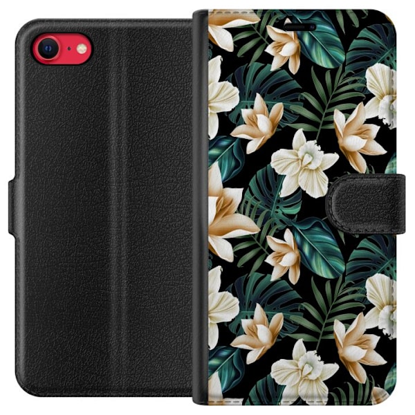 Apple iPhone 8 Plånboksfodral Blommor