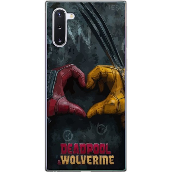 Samsung Galaxy Note10 Gjennomsiktig deksel Wolverine Deadpool