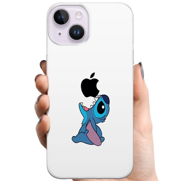 Apple iPhone 15 TPU Mobilskal Stitch Apple