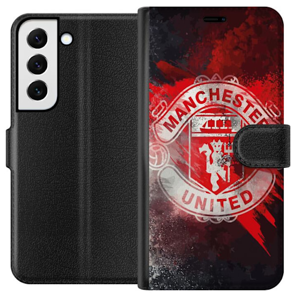 Samsung Galaxy S22 5G Lompakkokotelo Manchester United F.C.