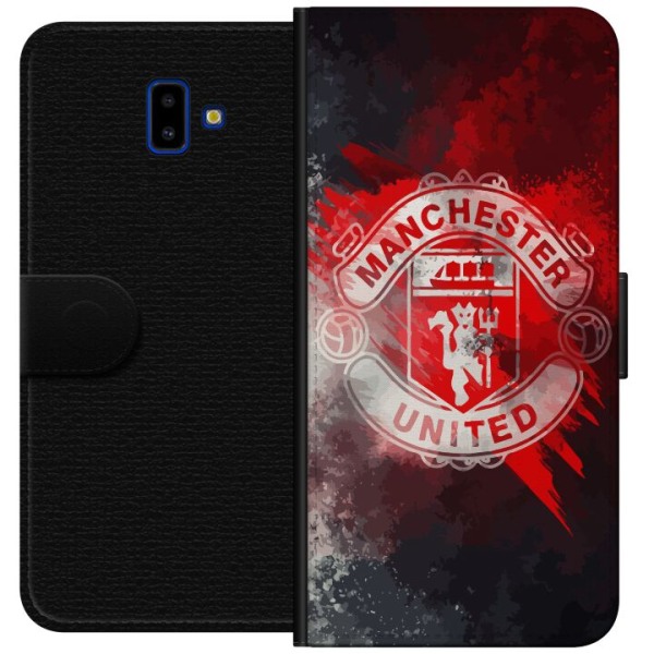 Samsung Galaxy J6+ Lompakkokotelo Manchester United