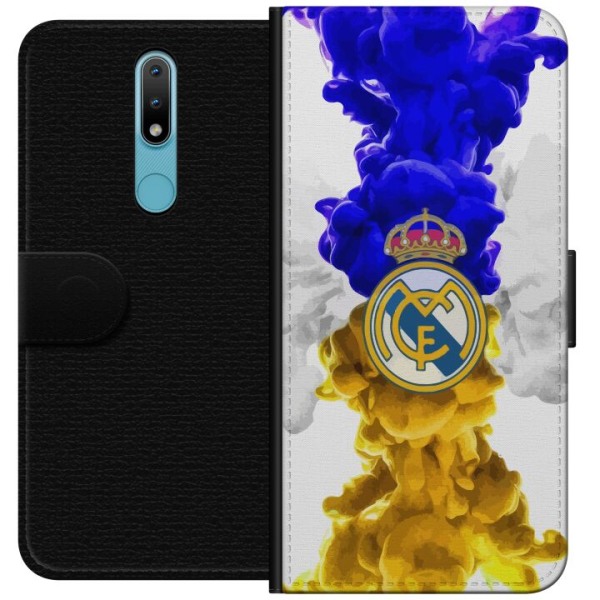 Nokia 2.4 Plånboksfodral Real Madrid Färger