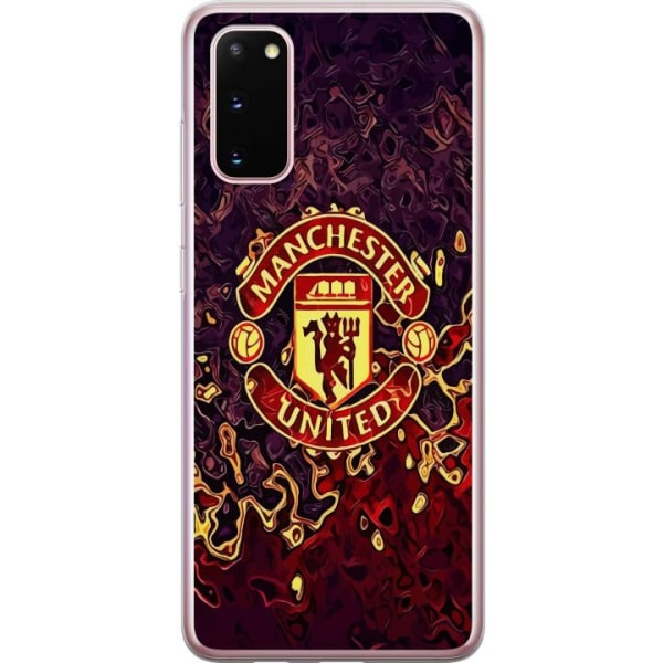 Samsung Galaxy S20 Gennemsigtig cover Manchester United