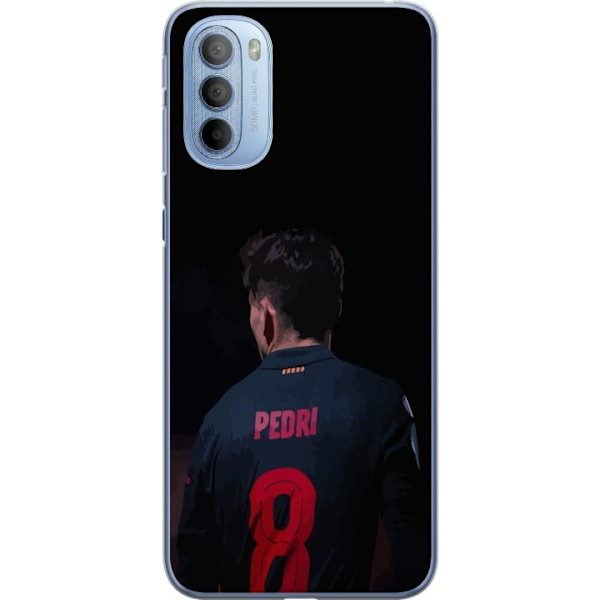 Motorola Moto G31 Genomskinligt Skal Pedri FC Barcelona Fotbol