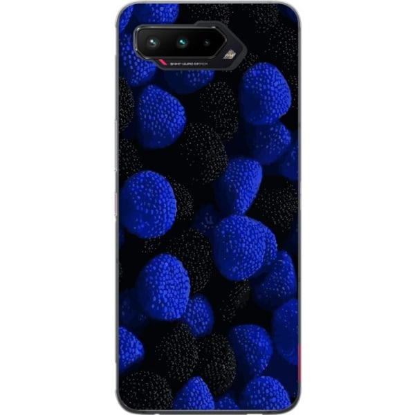 Asus ROG Phone 5 Gennemsigtig cover Blå Slikstykker