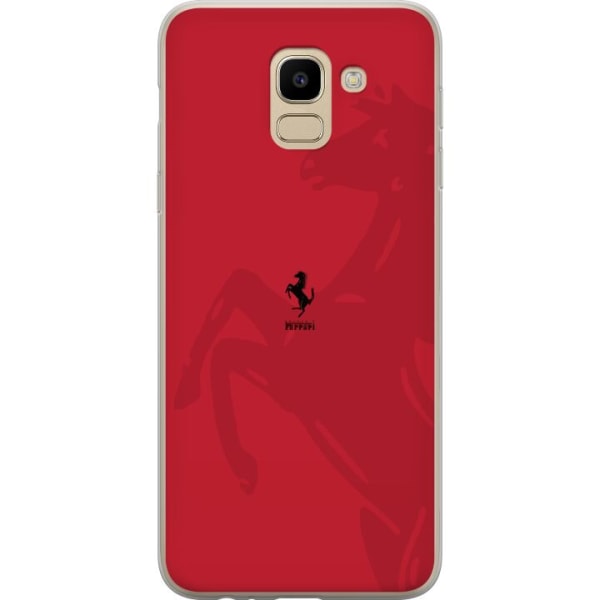 Samsung Galaxy J6 Läpinäkyvä kuori Ferrari