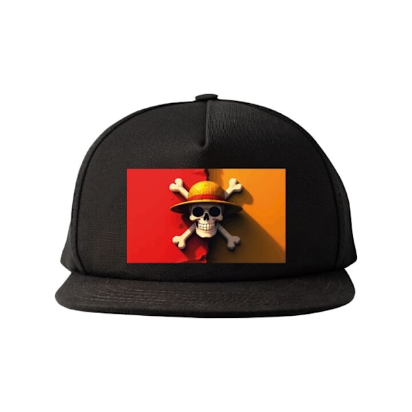 Snapback til Voksen | Justerbar Kasket Skalle sort one size