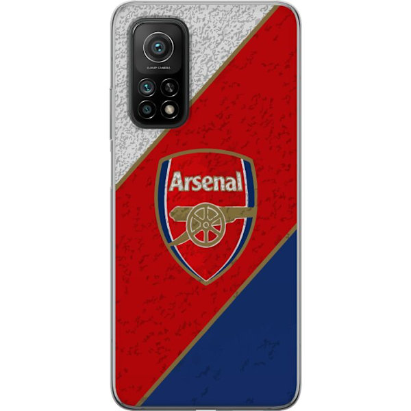 Xiaomi Mi 10T Pro 5G Läpinäkyvä kuori Arsenal