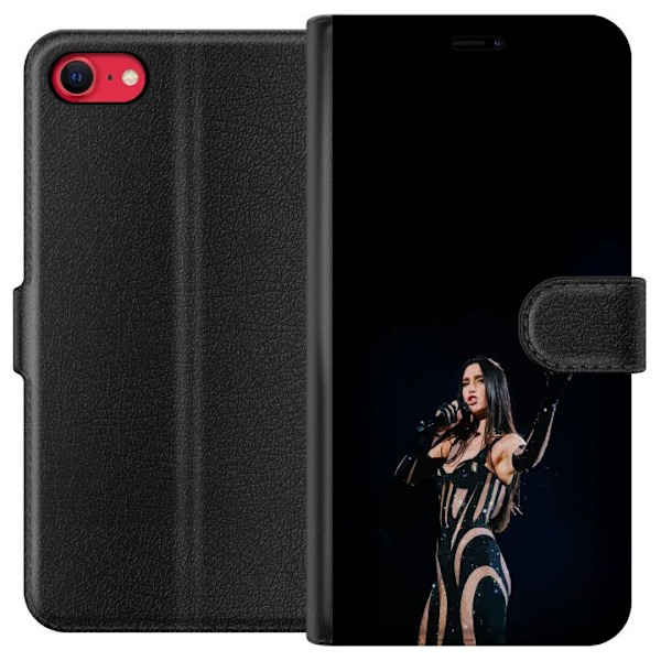 Apple iPhone SE (2022) Lompakkokotelo Dua Lipa – Pop Star Aesthetic
